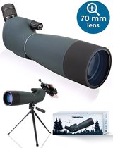 Zoomble® Spotting Scope met Afstandsbediening & Ebook - 25-75x70 - Inclusief Draagtas, Statief & Telefoonhouder - Voor Vogelspotten, Natuur, Outdoor & Jagen - Monoculair - 25x75 Zoom - Monokijker