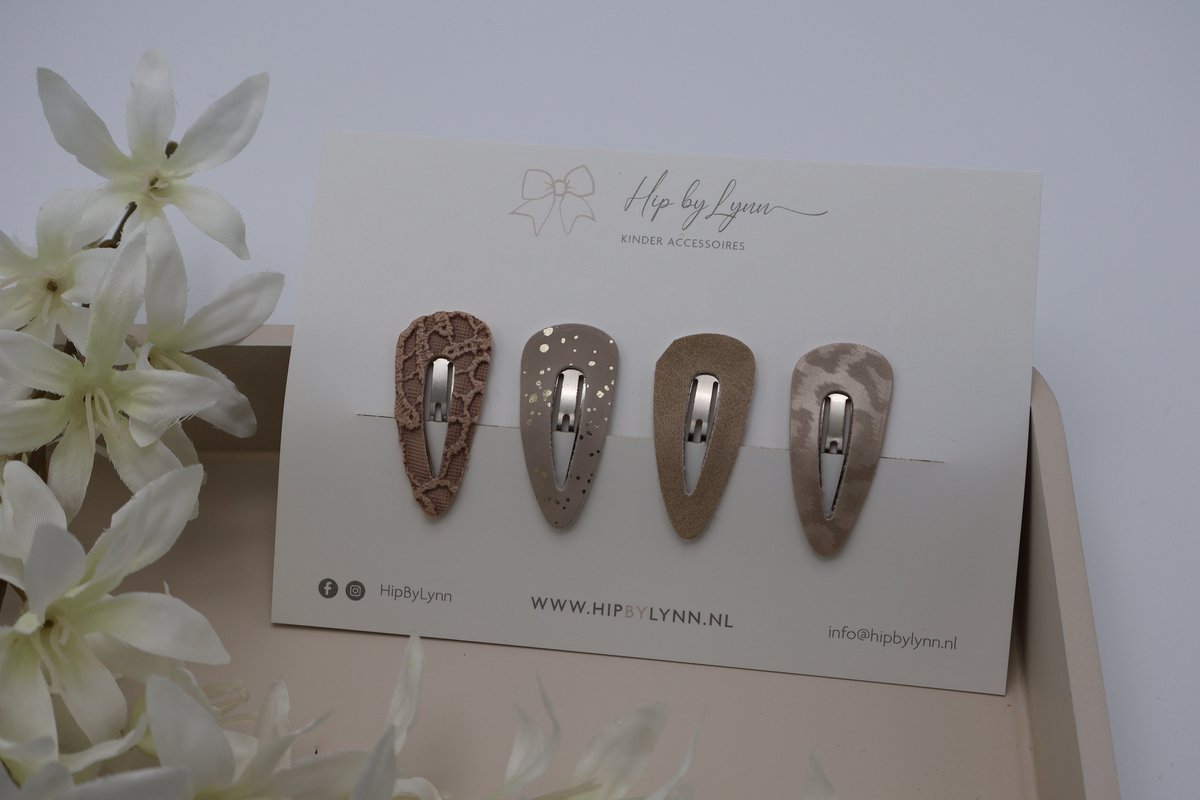 HipByLynn - Haarspeldjes Lizzy - Haarclipjes - Haaraccessoires - Haarspeldjes kinderen