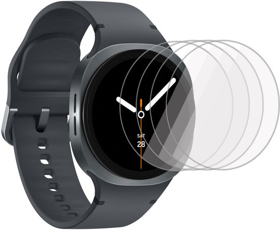 4x Folie Screenprotector Geschikt voor Samsung Galaxy Watch 8 40mm - Screenprotector - Beschermglas Folie