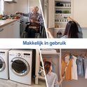 Grijper makkelijk in gebruik in de keuken, bij kasten, wasmachines en in de kast.