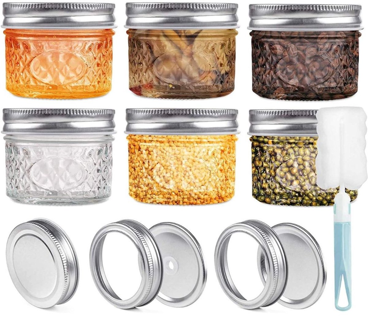 Overnight Oats Potjes - Mason Jar - Meusli Beker met Deksel
