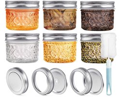 Overnight Oats Potjes - Mason Jar - Meusli Beker met Deksel