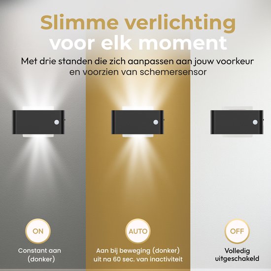 LUMMIA® Stekkerlamp - Bewegingssensor Lamp Binnen - Nachtlampje Stopcontact - Stekkerspot - Warm Licht - ABS-Kunststof - 11.2 x 5.2 CM - Zwart
