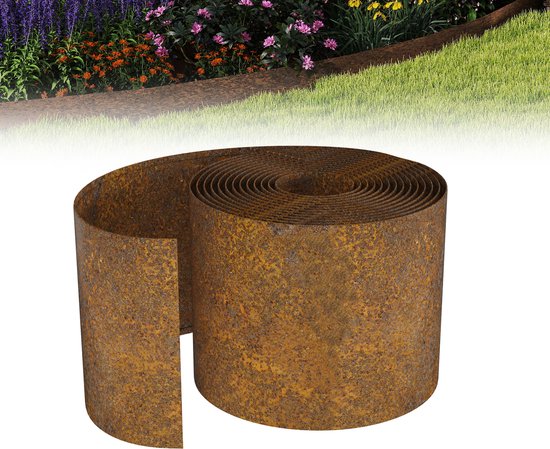 YW Industriële Zwarte Gazonrand 6m 12m Metalen Flexibele Randafwerking Landschap YW Industriële Zwarte Gazonrand 6m 12m Metalen Flexibele Randafwerking Landschap