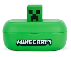 Minecraft - draadloze oordopjes - 3D figurine - oplaadcase - touch control - microfoon