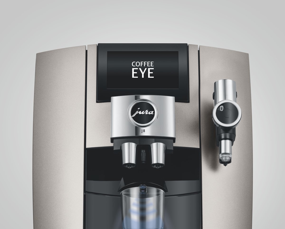 JURA J8 Midnight Silver: premium volautomatische espressomachine met Sweet Foam thumbnail 3