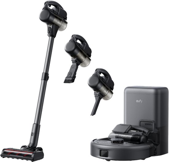 eufy Clean Robotstofzuiger 3-in-1 E20 's Werelds eerste demonteerbare combi-robotstofzuiger met dieptereiniging