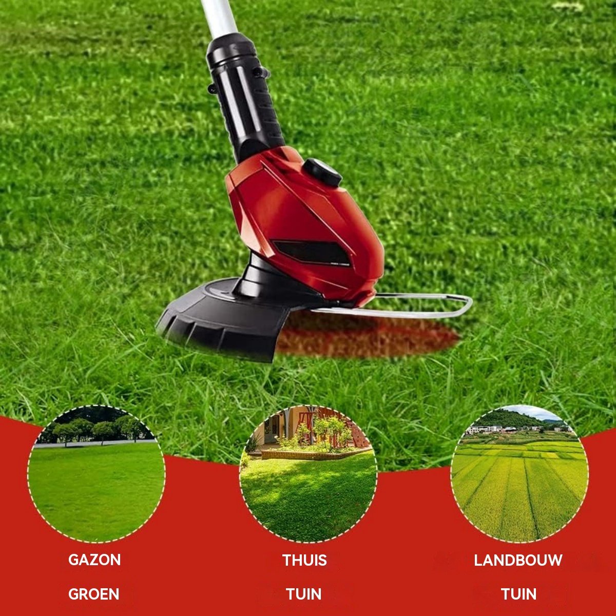 Grasmaaier Kunststof Messen - Vervangmessen Voor Grastrimmers - Duurzame Messen Voor Grastrimmers - 100Stuks - Geschikt Voor Einhell Modellen en Tuinonderhoud – foto 2