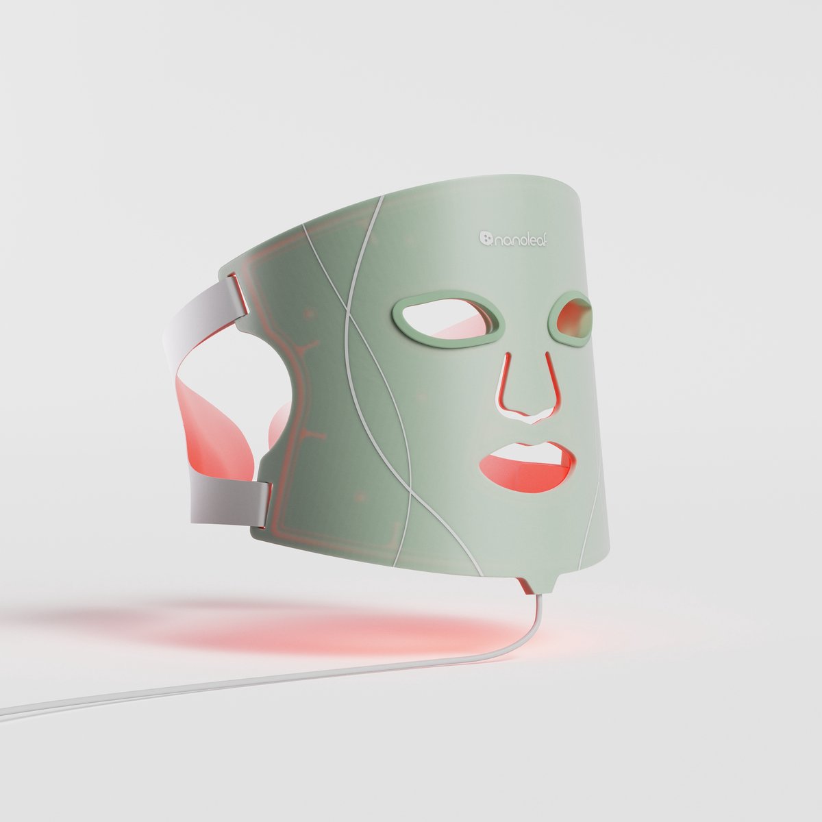 Nanoleaf LED Lichttherapie Gezichtsmasker - 108 LED's - 7 Behandelingsmodi - Draagbaar & Oplaadbaar - Voor Anti-Aging & Acne
