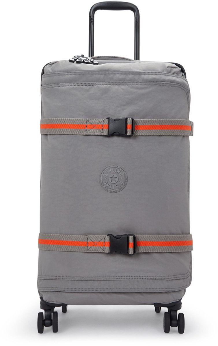 kipling trolley Basic Spontaneous Wheeled Luggage Inviting Grey grijs 63cm