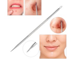 Comedonendrukker Van RVS – Verwijder Mee-eters, Puistjes En Acne I Hygiënisch & Effectief!