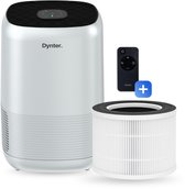 Dynter Luchtreiniger AirPure PA244 – HEPA 13 & Koolstoffilter + Ionisator – Tegen Hooikoorts, Huisstofmijt & Geur – CADR 260m³/h – Luchtkwaliteit Sensor – Met slaapstand – Voor 55m² – Stil & Energiezuinig