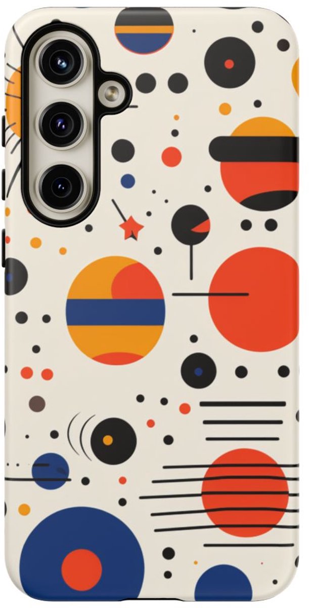 Abstract Hemels Patroon – Telefoonhoesje Geschikt voor Samsung Galaxy S24 Plus