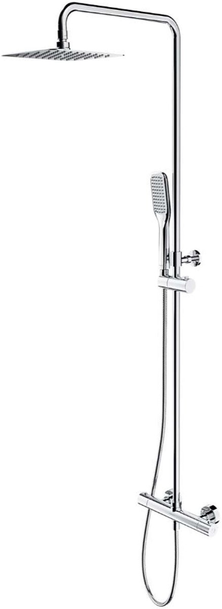 OMNIRES Y - Doucheset met thermostaat, 20x20 cm, chroom Y1244X/6/KCR