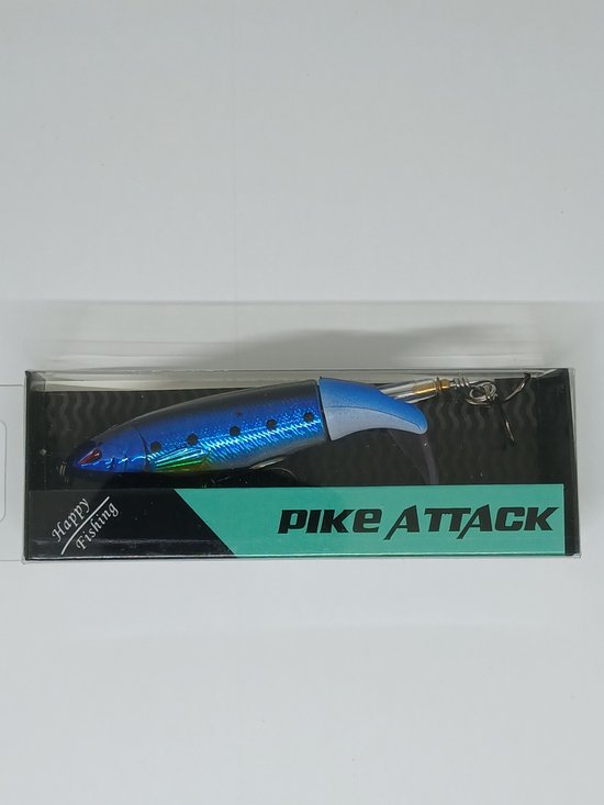 PikeAttack - Whopper Plopper - Roofvissen - Blauw - 13,5g - 10cm van PikeAttack — afbeelding 2