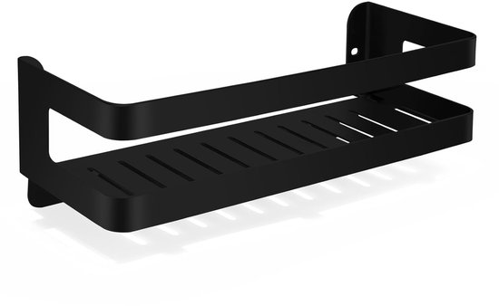 Tanxih Hoek Douchegordijnstang - Verstelbaar Roestvrij Staal, L-vormig, Boorvrij, Voor Badkamer (Zilver, 90-130 Cm)