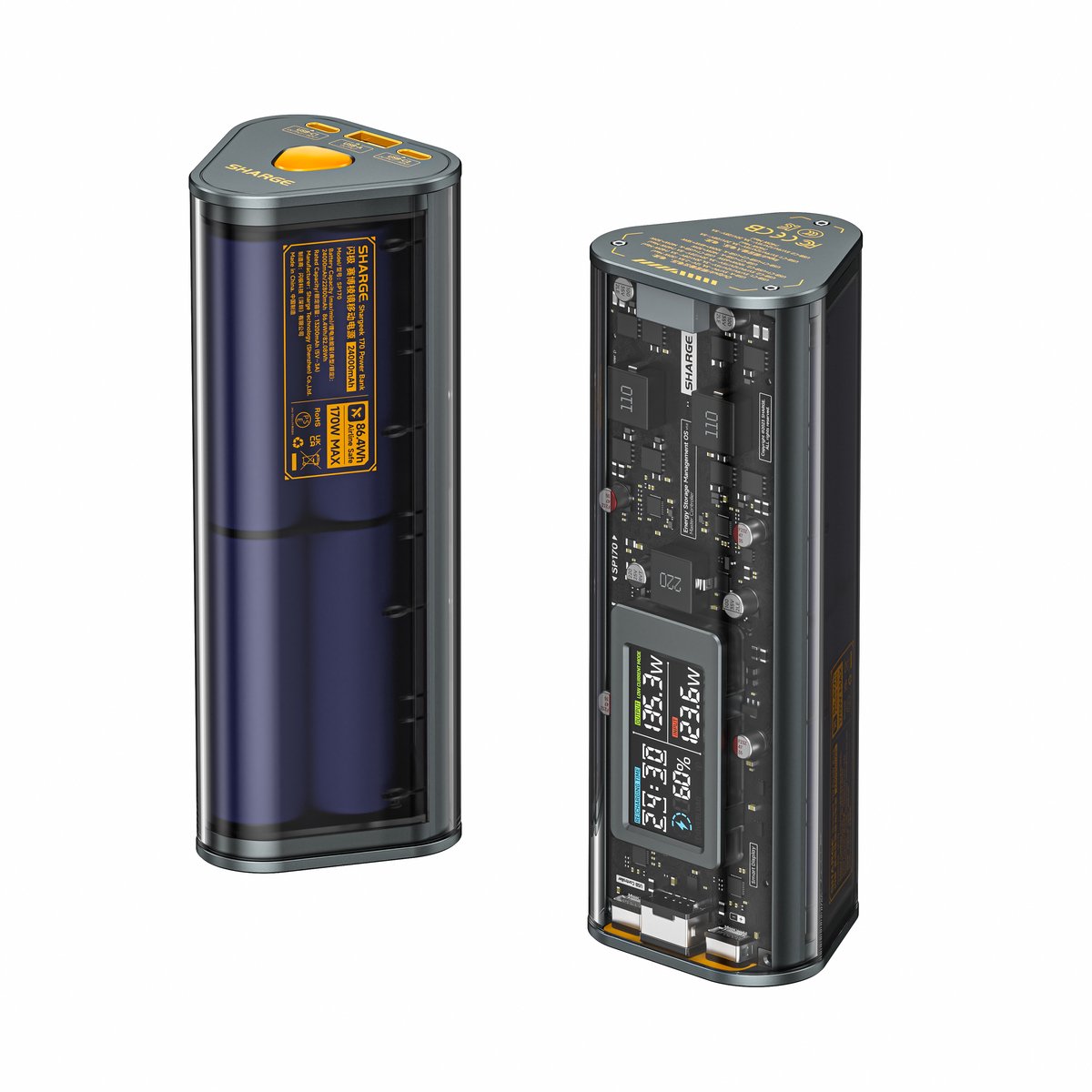 SHARGE Shargeek 170 Power Bank Waterdicht 24000 mAh - afbeelding 3