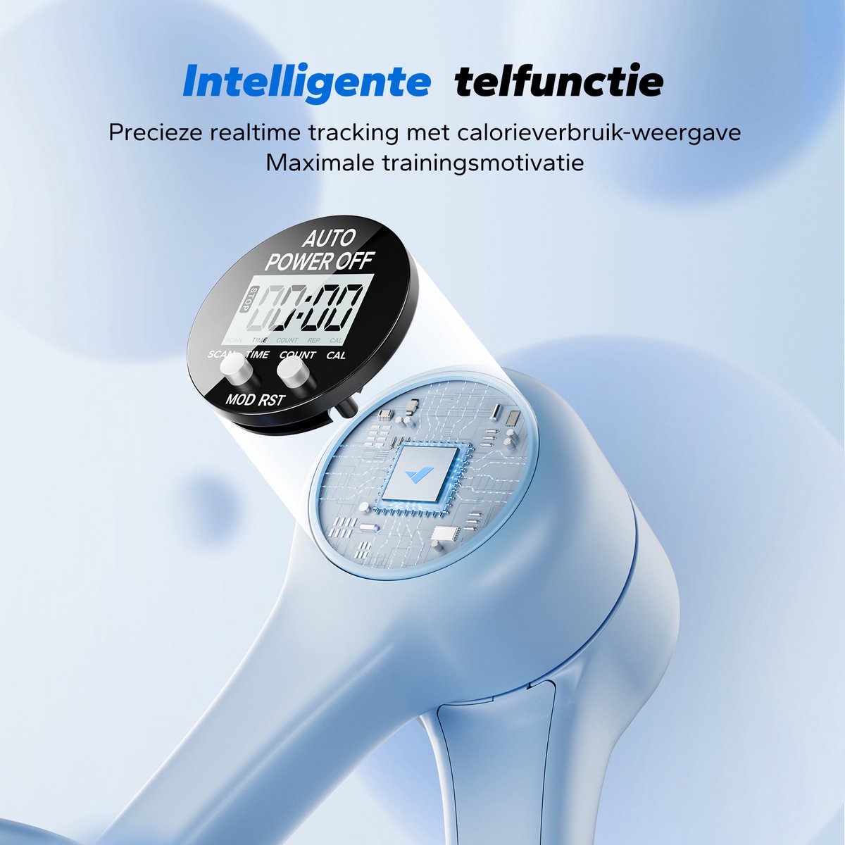 MERACH Draaibare Hometrainer met Calorietracker - afbeelding 2