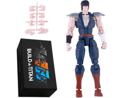 Build-a-Titan™ Iron Fist Warrior – Poseerbare Actiefiguur met Schouderpantser & Spierbundel – Volledig Gemonteerd – 13 cm
