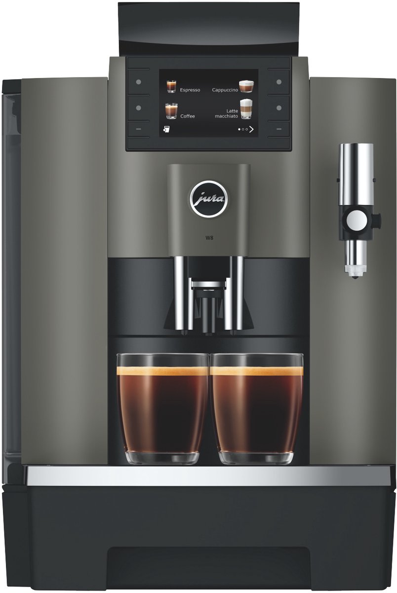 Jura W8 Professional - Volautomaat Espressomachine - Dark Inox