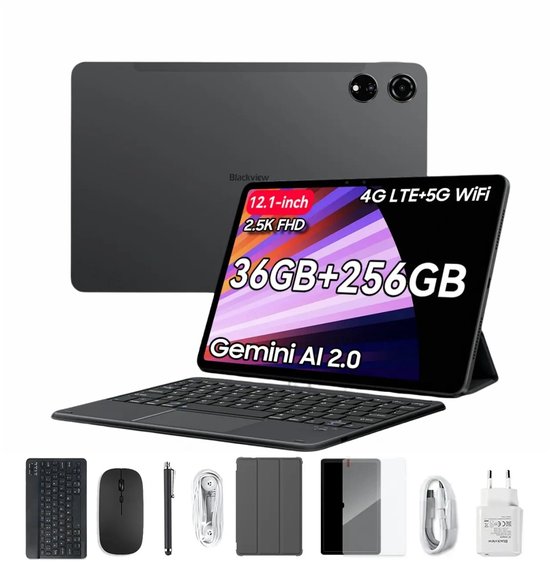 Blackview MEGA 3 Tablet Sets - Android 15 - 4G LTE+WiFi - 12.1 Inch ...