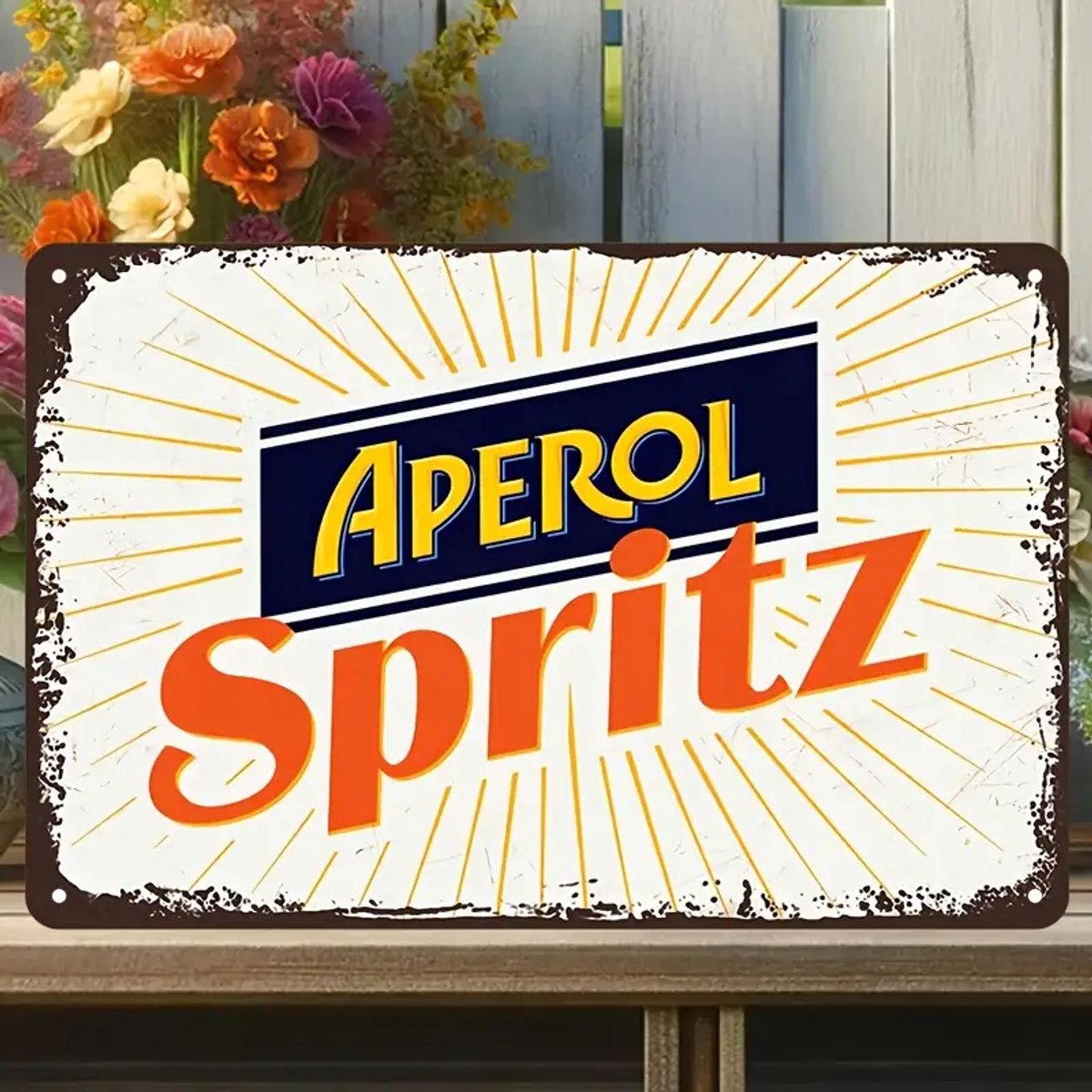 Aperol Spritz Wandbord [Aperol] [Wandbekleding] [Mancave of Bar] [Tuindecoratie]