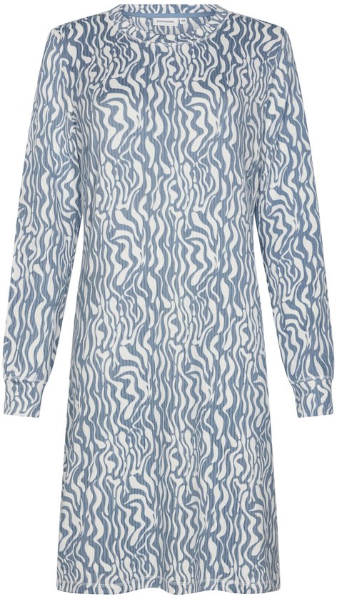 Pastunette - Blue Mirage - Nachthemd - Maat 48 - Blauw - Fleece