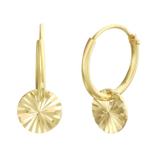 Marie-Celeste Boucles d'oreilles Diamant Rond - Or