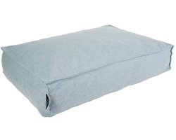 D&D Home Eden Hondenmatras - Hondenkussen - Waterafstotend & Wasbare Hoes - Anti-slip - S 70x50x14cm - Ocean Blauw