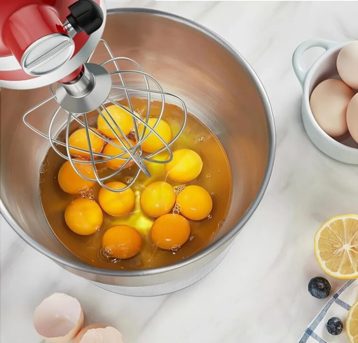 Voor Kitchenaid Garde voor Keukenmachines 5K452WW, Volledig Gemaakt van roestvrij staal, vaatwasmachinebestendig thumbnail 6