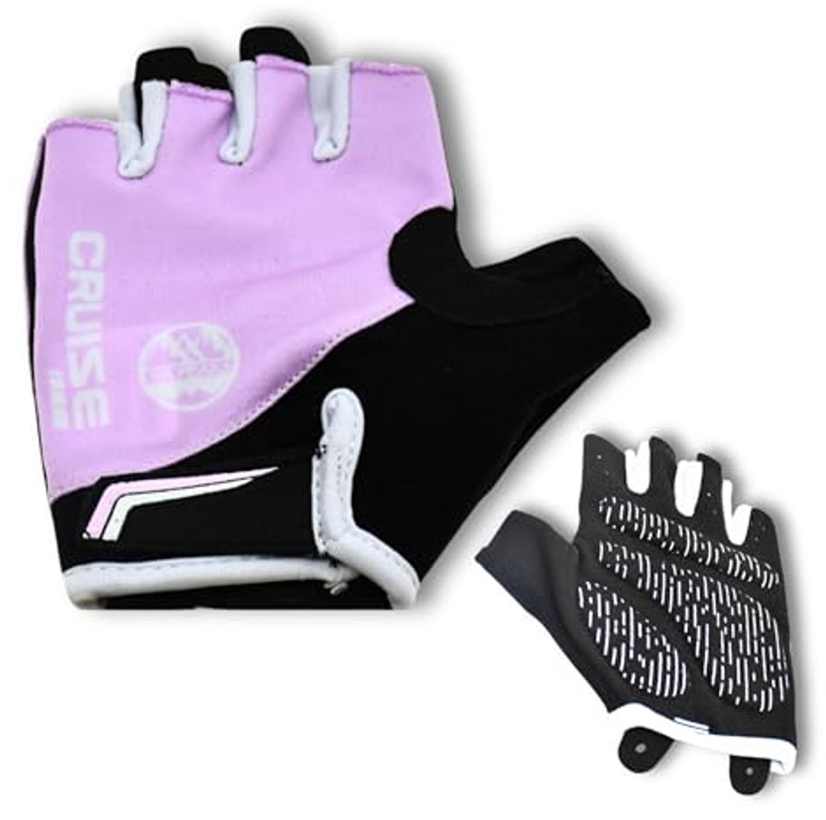 Six Peaks kinder fietshandschoenen junior handschoenen 7-8 jaar. Zwart