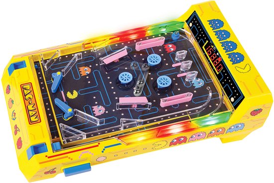 Pac-Man Smash-a-Ghost Arcade - Speelkast - Mini Flipperkast - Pinball Machine - Elektrische Scoreteller - Inclusief LED en Arcade Geluiden van Gamesson — afbeelding 5