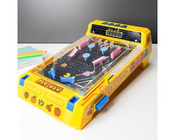 Pac-Man Smash-a-Ghost Arcade - Speelkast - Mini Flipperkast - Pinball Machine - Elektrische Scoreteller - Inclusief LED en Arcade Geluiden