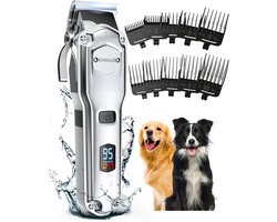 Oneisall Poot en vacht trimmer RFC-676 - Hondentondeuse - Dierentrimmer - Clippers - Draadloos - Oplaadbaar - Hondentondeuse - Kat en hond