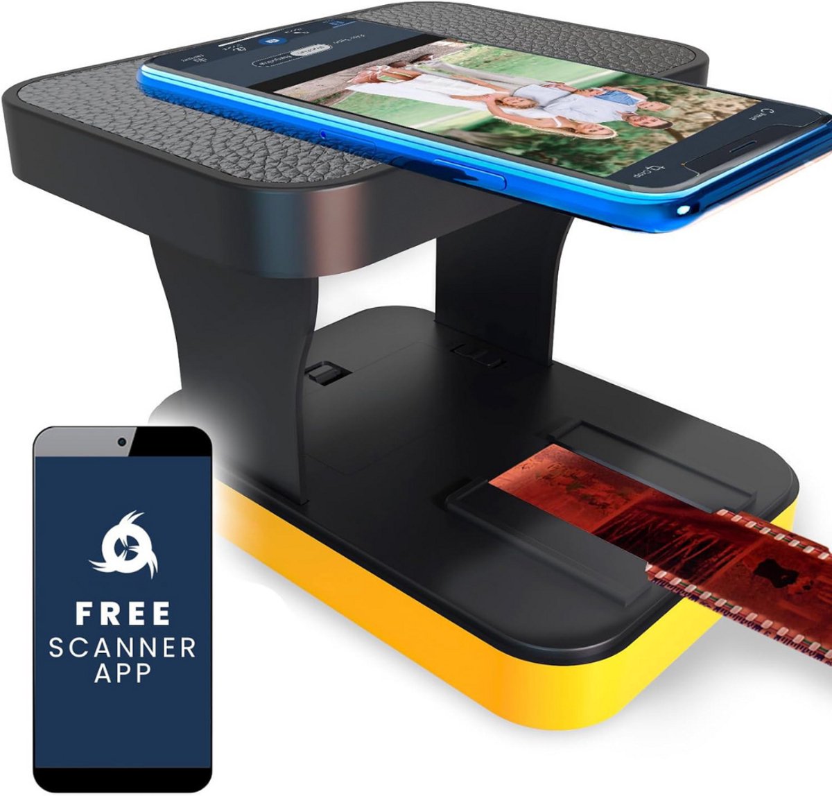 MKSS® Negatiefscanner - Diascanner Kopen - Digitaal Maken Oude Foto's - Zwart