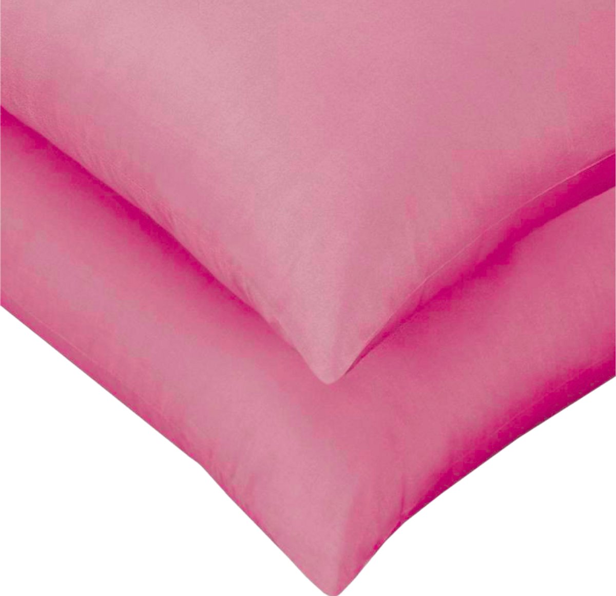 SweetSleeping Kussenslopen Set van 2x stuks - 60 x 70cm - Roze - 100% Katoen - Antiallergisch - Ademend - Kussensloop