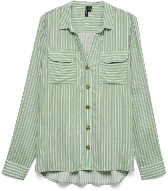 VERO MODA - VMBUMPY L/S SHIRT NEW WVN NOOS - Dames - Blouses
