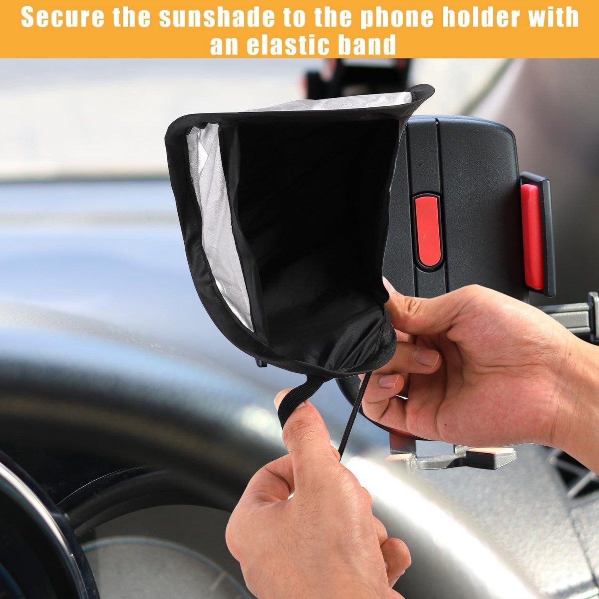 Lasuroa Parapluie Pour Téléphone Portable, Mini Parapluie