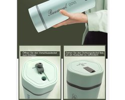 RFWR® Draagbare elektrische reisbeker voor auto - 350ml, 80W warmhoudfunctie