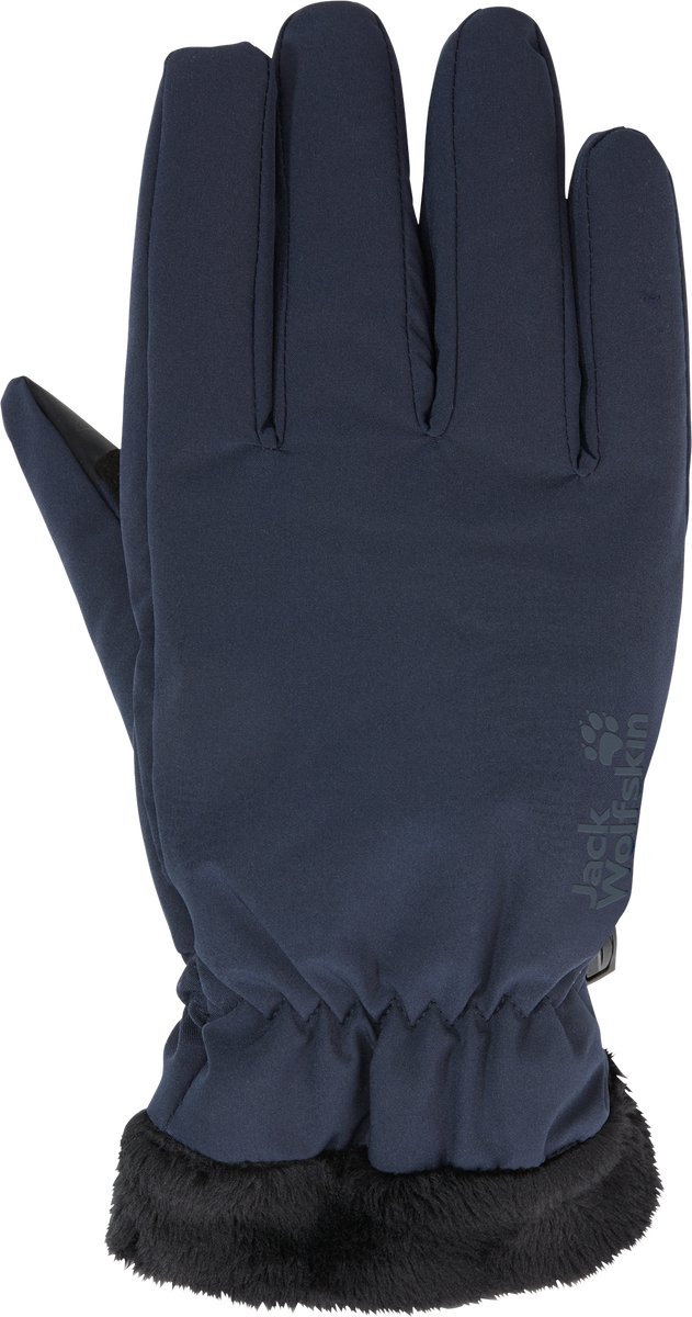 Jack Wolfskin HIGHLOFT GLOVE WOMEN Dames Sporthandschoenen night Zwart