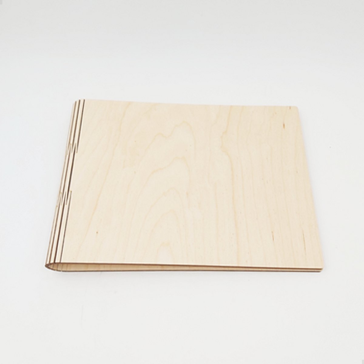 A5 ringmap in hout - MTX berk 3 mm - Houten map - Ringmap - Liggend model