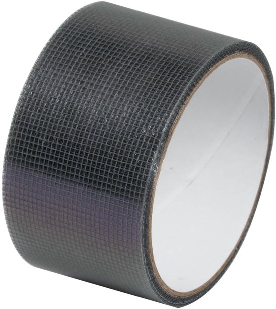 5 cm x 2 m - Ruban de réparation pour moustiquaire - Ruban de réparation - Tape de réparation pour moustiquaire pour fenêtres - auto-adhésif - Kit de réparation de moustiquaire pour fenêtres ou portes - Adhésif puissant - Gris