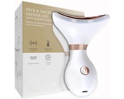 Erth Skin - Neck & jawline definer LED anti-ageing system - Anti-wrinkle - RED Light therapie -