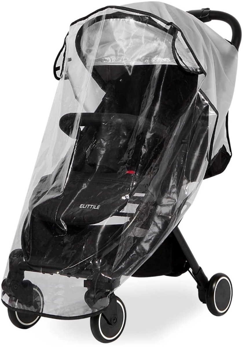 Regenhoes Kinderwagen Universeel - 95cmx56cmx43cm - Transparant - Buggy Hoes - babyreisweerschild-winddicht waterdicht-bescherming tegen stofsneeuw - Regenhoes voor kinderwagen-universeel kinderwagenaccessoire