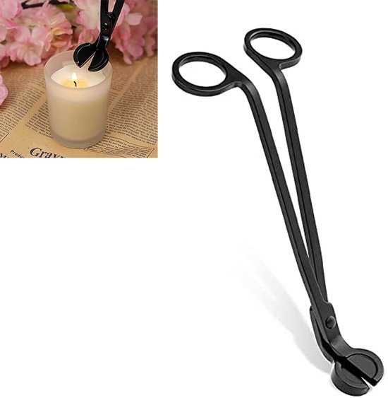 Coupe-mèche Bougie En Acier Inoxydable - Ciseaux à Mèche Avec Bac Récupérateur - Pour Bougies Parfumées, Propre Et Sûr
