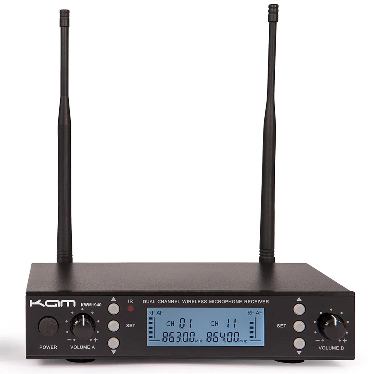 KAM RADIO MIC MULTI CHANNEL TWEE MICROFOONS