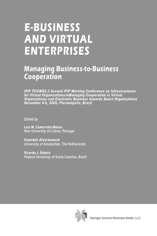 E-Business and Virtual Enterprises - cover