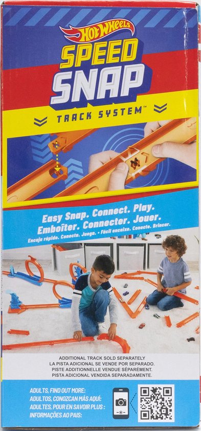 Hot Wheels Track Creator Set met Drievoudige Looping - Met speelgoedauto - Baanbouwset