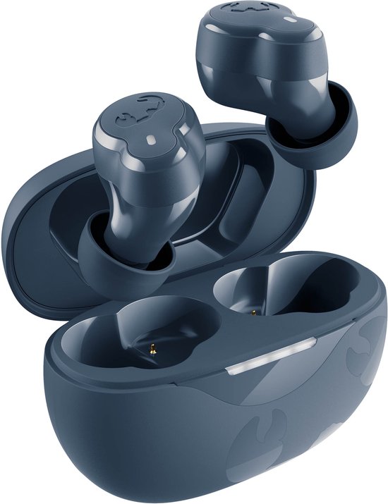 Fresh 'n Rebel Twins Breez – Compacte Draadloze Bluetooth Oordopjes - 30 uur Speeltijd - Steel Blue
