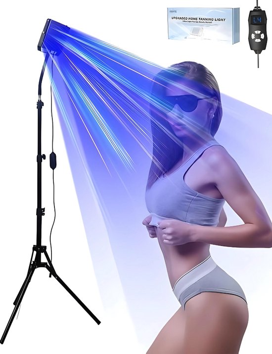 Verte Gezichtsbruiner - Zonnehemel - 5 Helderheidsniveaus - Gelaatsbruiner